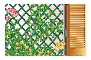 Celosías instaladas en un jardín particular