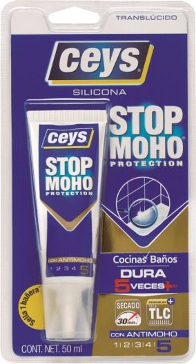 Silicona Anti Moho para el baño TRIPROTECT - Ceys