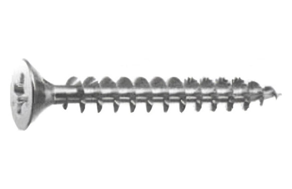 Tornillo rosca madera cabeza plana huella pozidriv 03x020mm galvanizado spax acero 1.000 pz 1081010300205