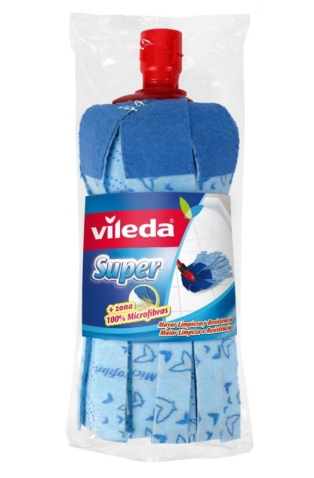 ⇒ Comprar Fregona limpieza tiras absorbentes azul vileda 143126