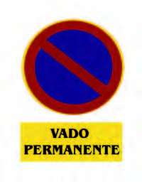 Cartel pvc prohibido el paso a persona ajena 40x30