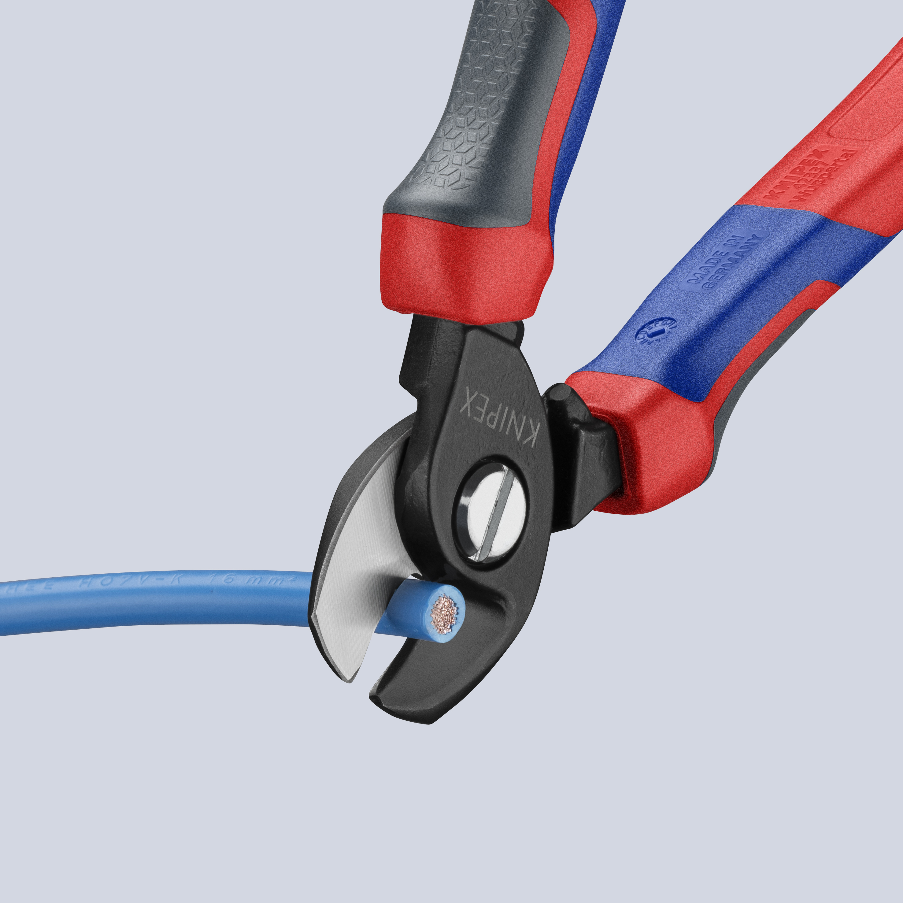 KS Tools Alicate Coupe-Câbles 165 Mm 118.0090 - Coupe Propre Jusqu'à 60 Mm² Aluminium & Cuivre