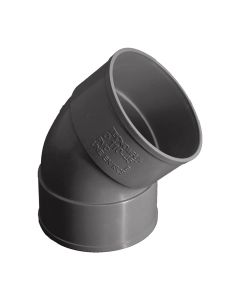 Codo evacuacion m-h 45º 125mmø pvc hidrotecnoagua