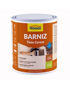 Barniz tinte interior al agua satinado promade 750 ml cerezo