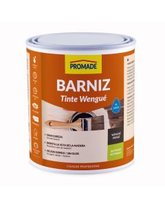 Barniz tinte interior al agua satinado promade 750 ml wengue