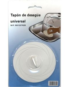 Tapon fregadero universal silicona blanco sanfor 59051
