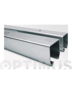 Perfil puerta corredera k150 klein acero 3619 klein