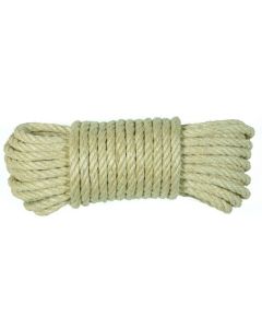 Cuerda fijacion torcida 4 cabos 06mm 20 mt sisal natural hyc 1001060020