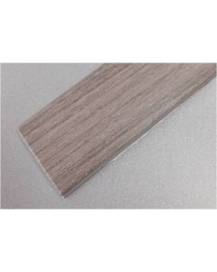 Pletina perfilada media caña adhesivo 35mmx1mt pvc roble rufete