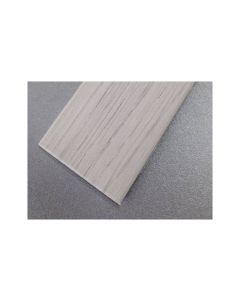 Pletina perfilada media caña adhesivo 35mmx1mt pvc roble polar rufete