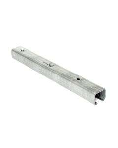 Rail puerta corredera superior u-30 3mt acero galvanizado 473 ebro