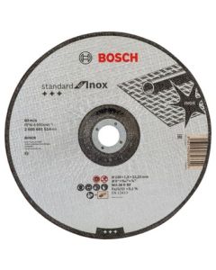 Disco corte inox concavo 230x1,9x22,23mm standard bosch accesorios