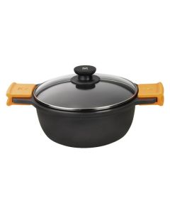 Cacerola cocina alta con tapa 28cm aluminio fundido efficent bra