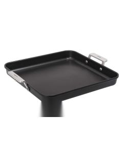 Grill cocina plancha liso con mango 28x28cm aluminio fundido valira 4688/25