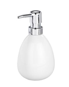 Dosificador baño jabon ceramica blanco polaris wenko 102335