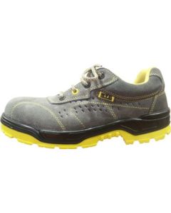 Zapato seguridad s1p puntera/plantilla metalica t46 piel serraje gris turpine nivel