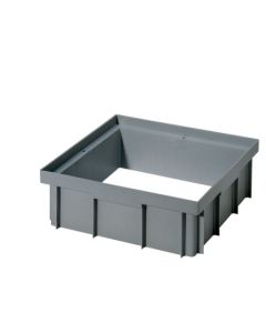 Prolongador fontaneria arqueta dakota 10cm-40x40cm polipropileno gris poz05-1377