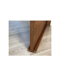 Burlete bajo puerta doble rollo 095cm pvc marron burcasa 110031