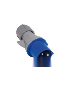 Clavija cetac electricidad 2p+t 32a/220-240v poliamida/abs azul famatel 13203