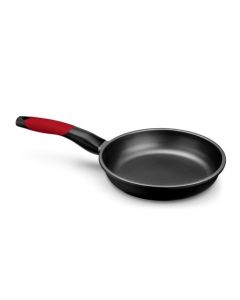 Sarten cocina antiadherente teflon 22cm aluminio fundido negro/rojo bra a411222