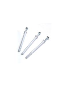 Taco fijacion clavo 6x80 gris nivel nylon 100 pz nvz nv105983