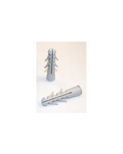 Taco fijacion 12 gris nivel nylon 25 pz nv105992