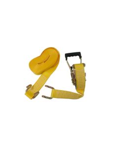 Amarre transporte gancho abierto 5250kg 8,5mx50mm amarillo nivel nv106039