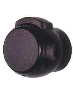 Pomo puerta n12netb70 condena 70mm negro 12-70-ne cerraval cerraduras