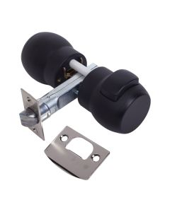 Pomo puerta n14netb70 entrada 70mm negro 14-70-ne cerraval cerraduras