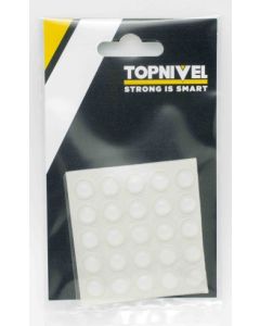 Tope protector golpes adhesivo antideslizante 10x 3mm me transparente nivel 25 pz nv106148