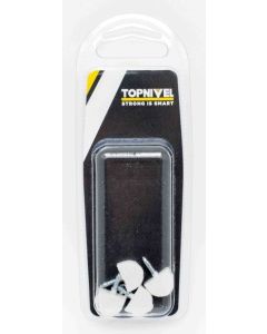 Portaestante soporte balda 15x11mm blanco nivel