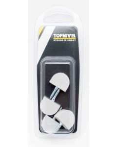 Portaestante soporte balda 20x15mm blanco nivel