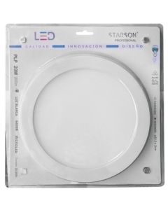 Foco iluminacion downlight led 20w 1800lm 6400k blanco empotrar redondo starson 110053 106285