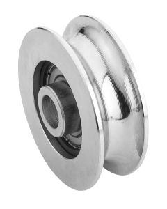 Polea puerta corredera canal peso maximo 655kg 80x20mm 124 ebro