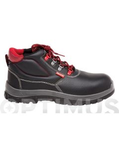 Bota seguridad s3 puntera/plantilla metalica t38 piel negro 72300s3 bellota