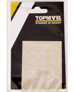 Tapon cubretornillo adhesivo 13mm crema nivel 20 pz nv107654