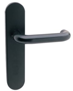 Manivela puerta s1913exne antipanico con bocallave sobreponer c.8mm negro serie top tesa