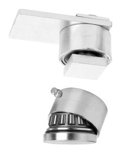 Punto giro puerta con rodamiento peso max.1000kg 70mm zincado 166 ebro