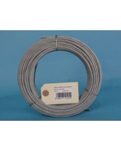 Cable industrial 6x7+1 4mm acero galvanizado cursol 120120083 25 mt