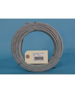 Cable industrial 6x7+1 5mm acero galvanizado cursol 120130083 25 mt