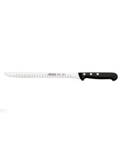 Cuchillo jamonero flexible mango polioximetileno 240mm acero inox negro arcos 281804