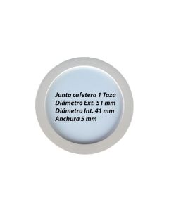 Junta cafetera 01tz goma oroley sanfor 2 pz