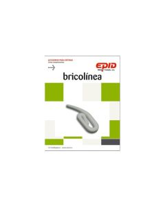 Garfio cortina simple blanco epid 89616100