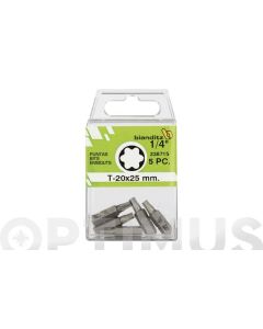 Punta atornillador t30 1/4''-25mm bianditz 238718 108957