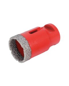 Corona perforadora porcelanico corte seco ø 35mm diamante m14 rubi