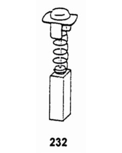 Escobilla herramienta electrica asein hitachi 1923j pvc 1923j