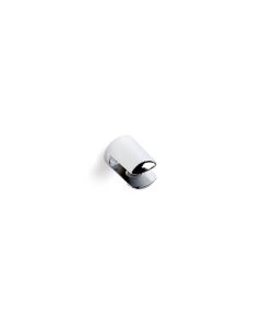 Portaestante soporte cristal clip fijo 03-06mm cromado brillo 2uds rei