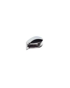 Portaestante soporte cristal clip fijo 03-06mm cromado brillo rei