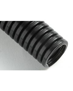 Tubo electricidad corrugado 16mm 100mt aiscan negro 100 mt c16
