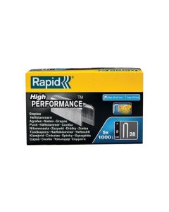 Grapa electricidad cable 09mm nº28 rapid 5.000 pz 11890131